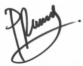 Firma de Patricio Ruscica