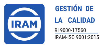 UBIAR S.R.L. posee certificado su Sistema de Gestión de la Calidad según la norma IRAM - ISO 9001:2015, con número de registro N.º 9000-17560, otorgado por IRAM